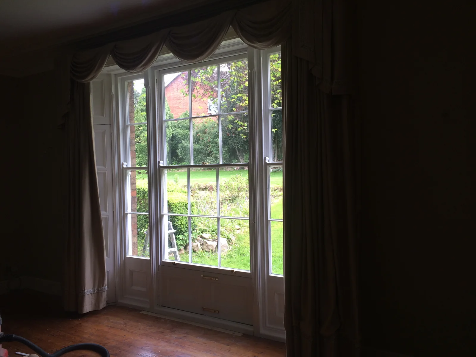 Restored joinery on the Grade II listed former Rectory