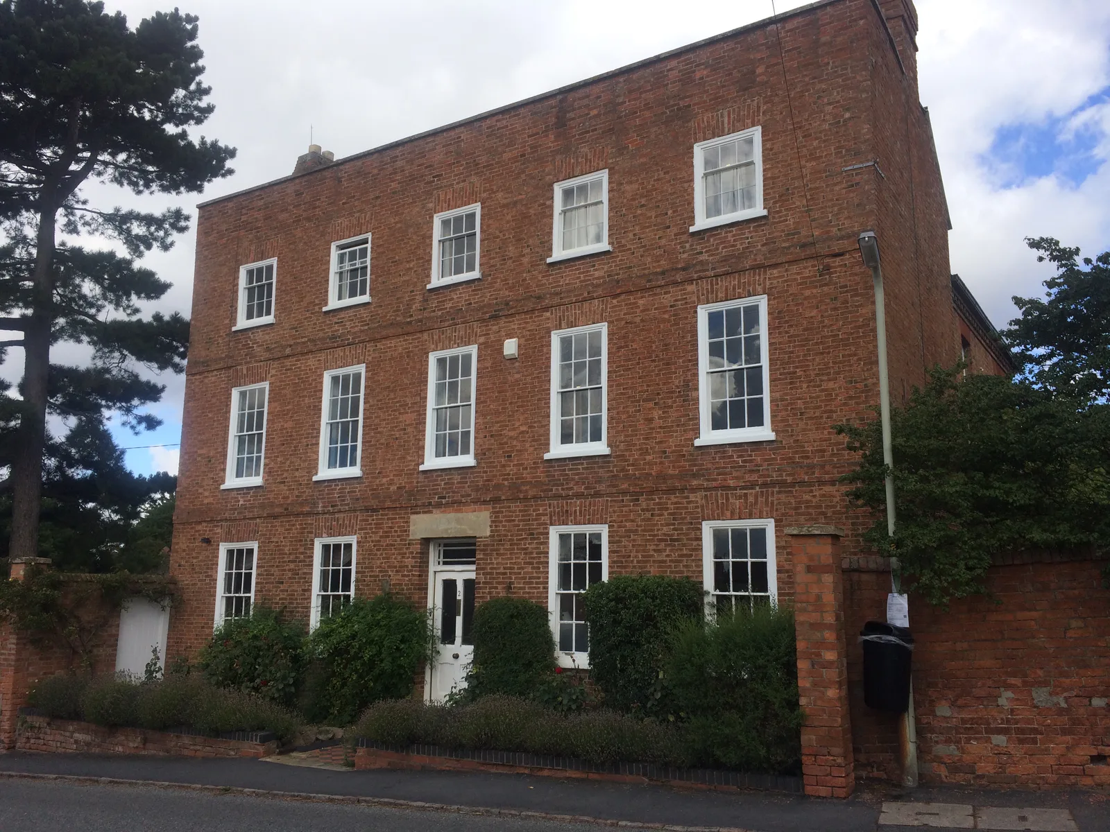 Restored Georgian windows on the period property