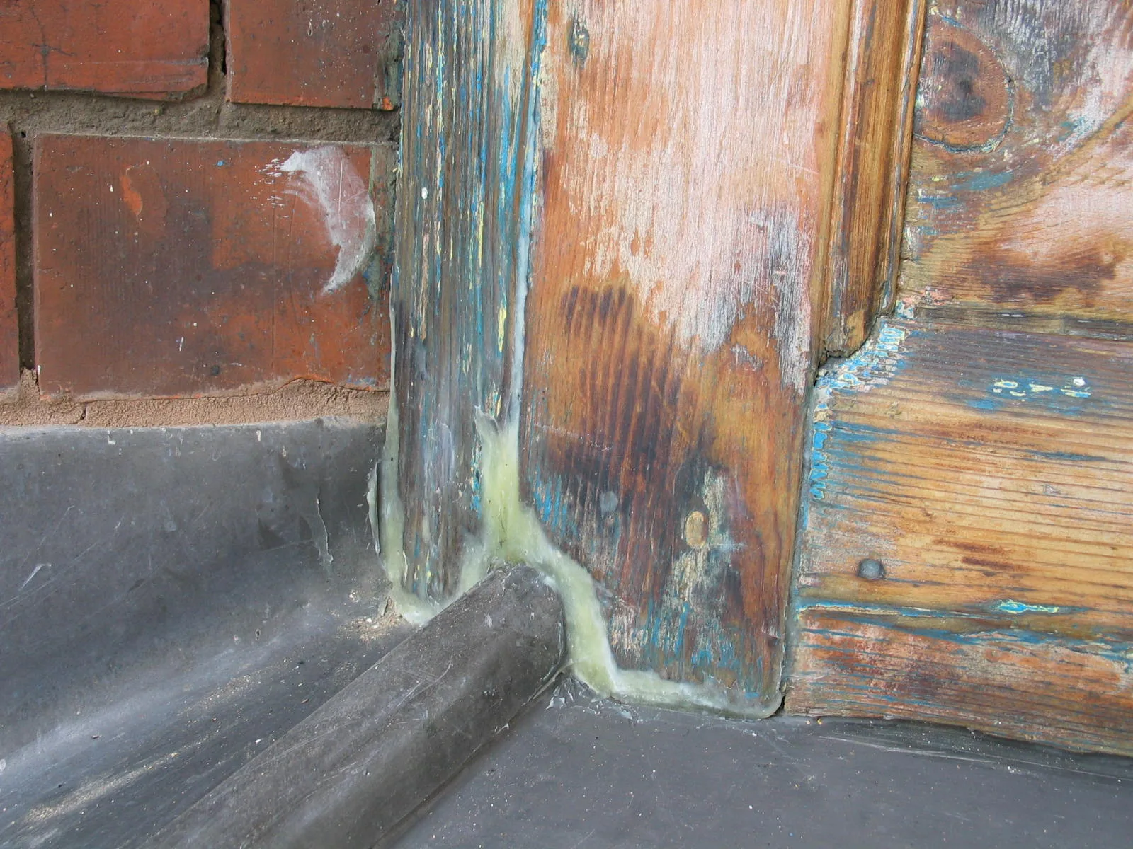 New timber splice fitted during the bay restoration