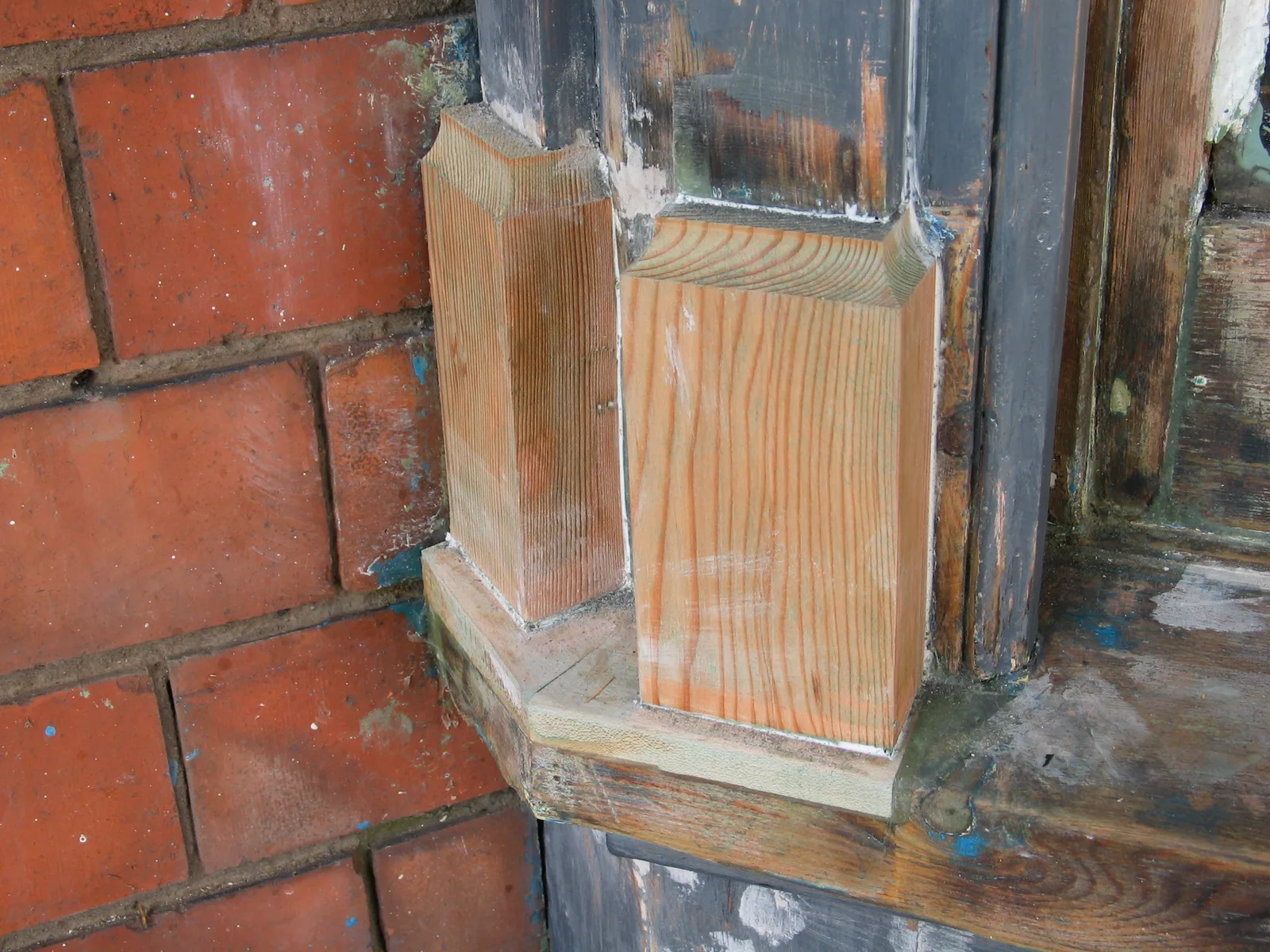 Bay window restoration nearing completion
